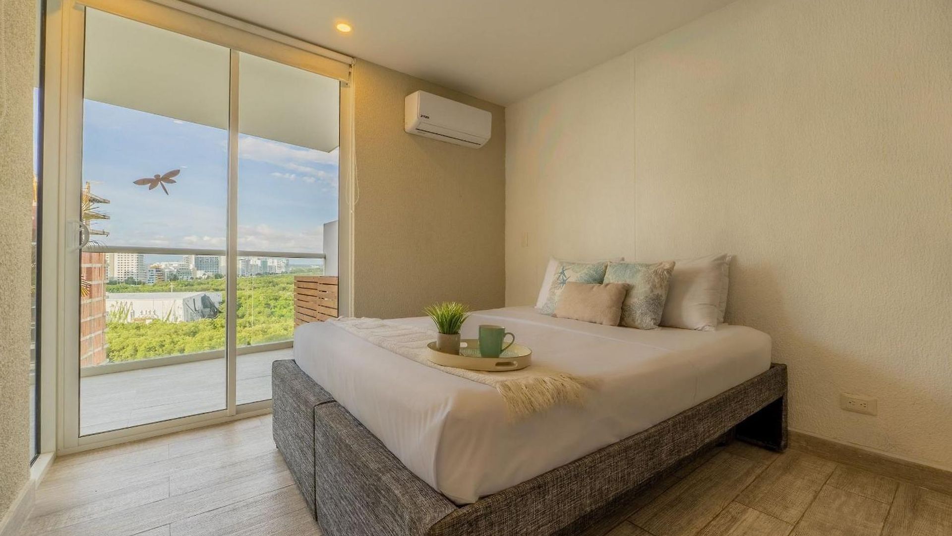 DQ1102 Hermoso con Jacuzzi priv y Vista increíble - 10 min Centro Historico Apartamento Cartagena