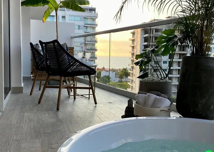 Dq1102 Precioso Apto Jacuzzi-Priv 10Min-Centro